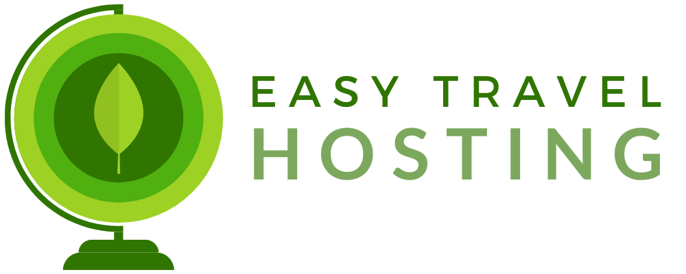 easy travel hosting logo ecological